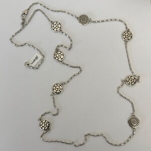 Brighton Pebble Silver Tone Necklace NWT